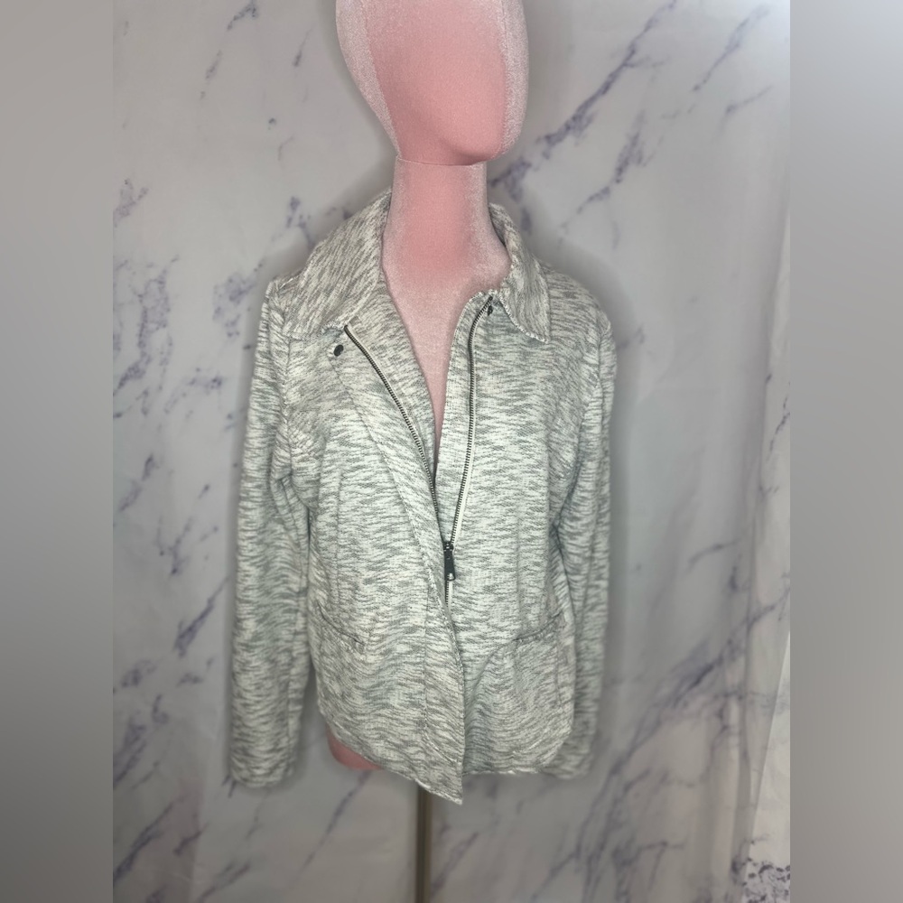 CAbi Women's Neo Light Gray Jacket Sz L